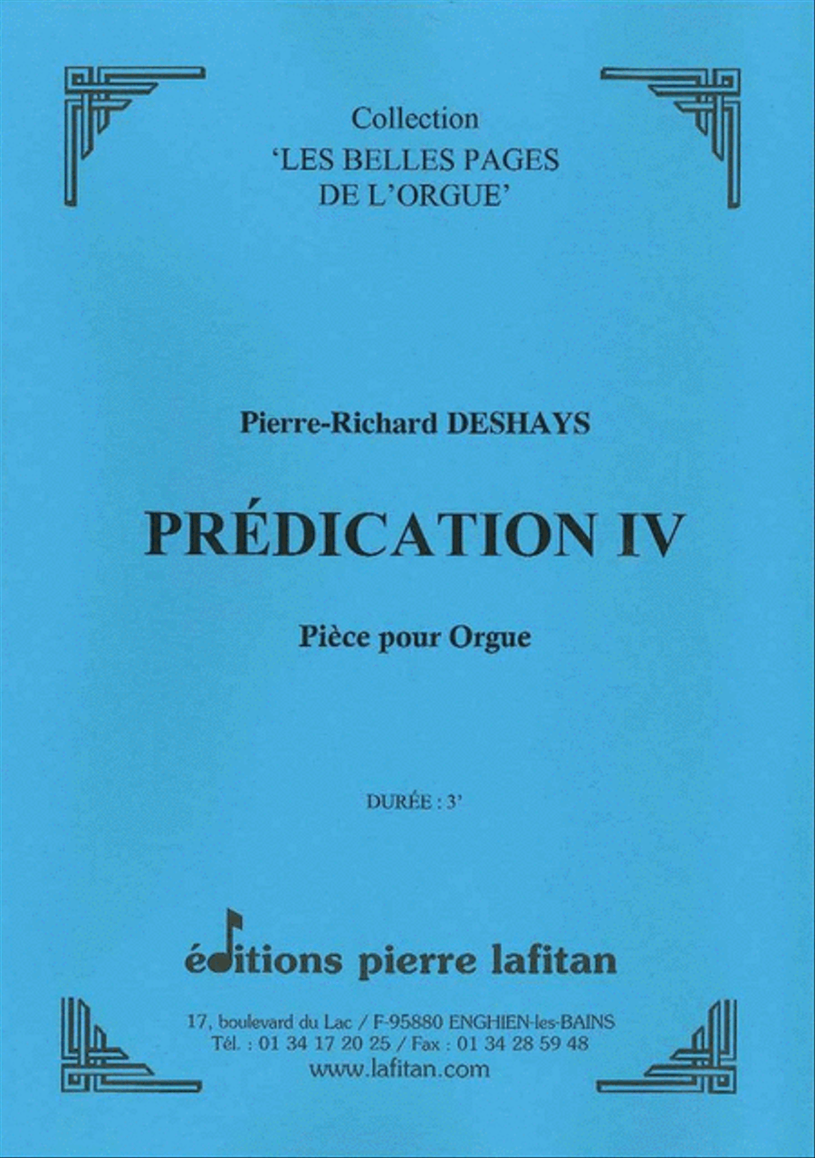 Prédication Iv