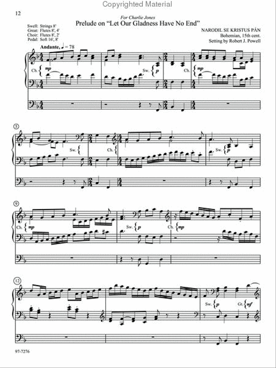 From Realms of Glory Organ scores gallery preview page 5