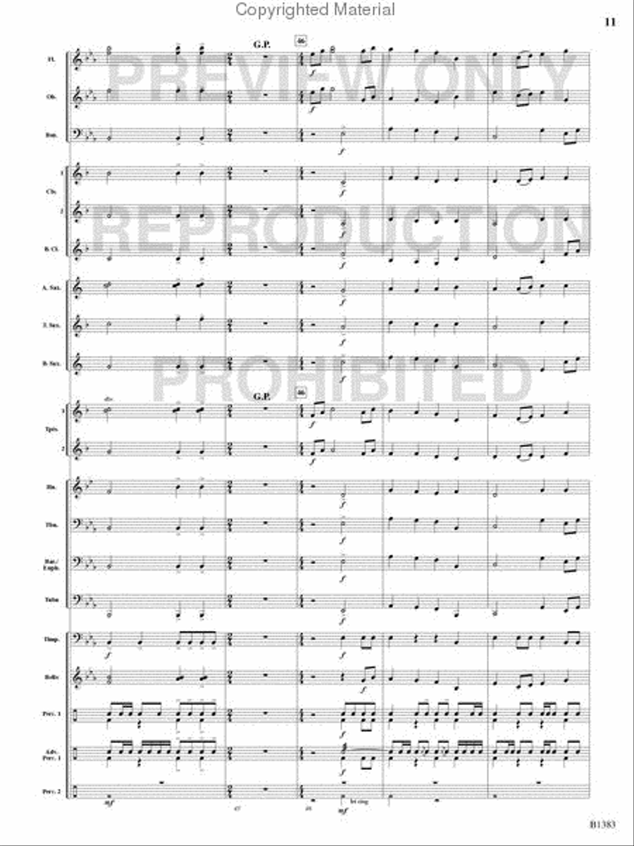 Summit Fanfare Summit Fanfare Concert Band scores gallery preview page 10
