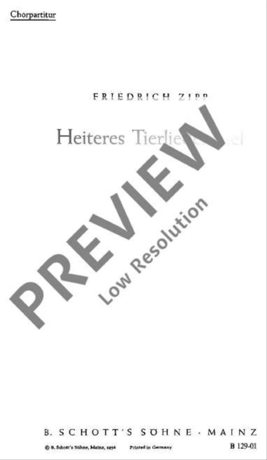 Heiteres Tierliederspiel Children's Choir scores gallery preview page 2
