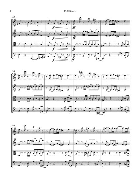La Cumparsita (String Quartet) image number null