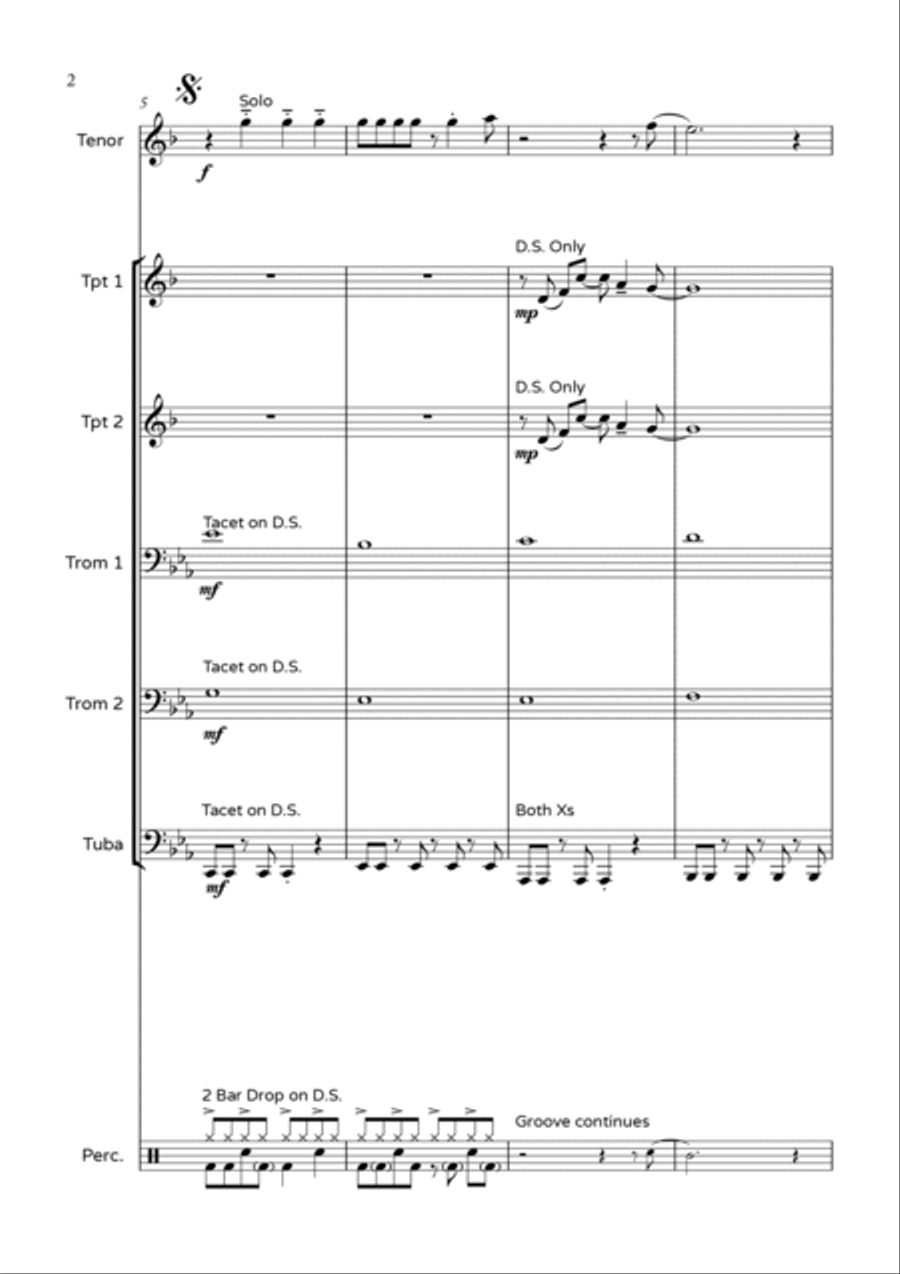 Boys Don't Cry Tenor Saxophone scores gallery preview page 2