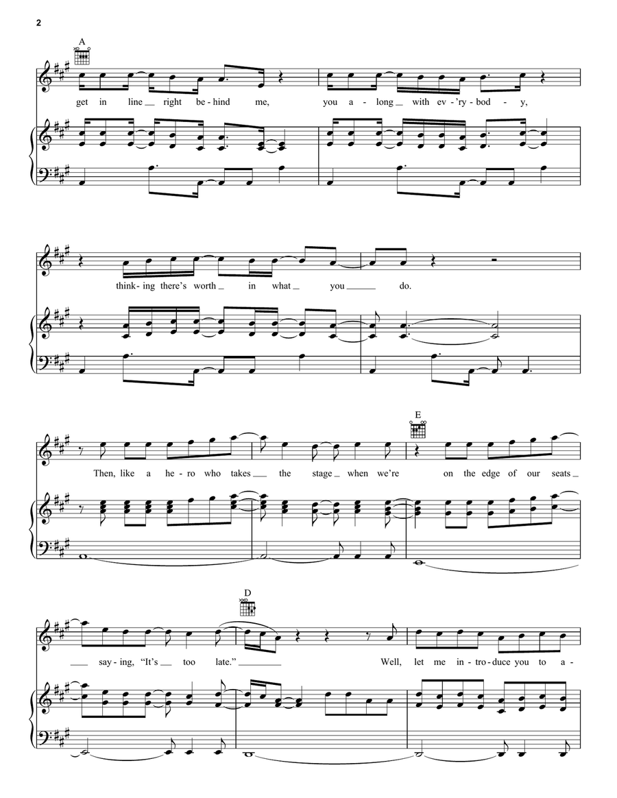 Flawless Flawless Acoustic Guitar scores gallery preview page 2