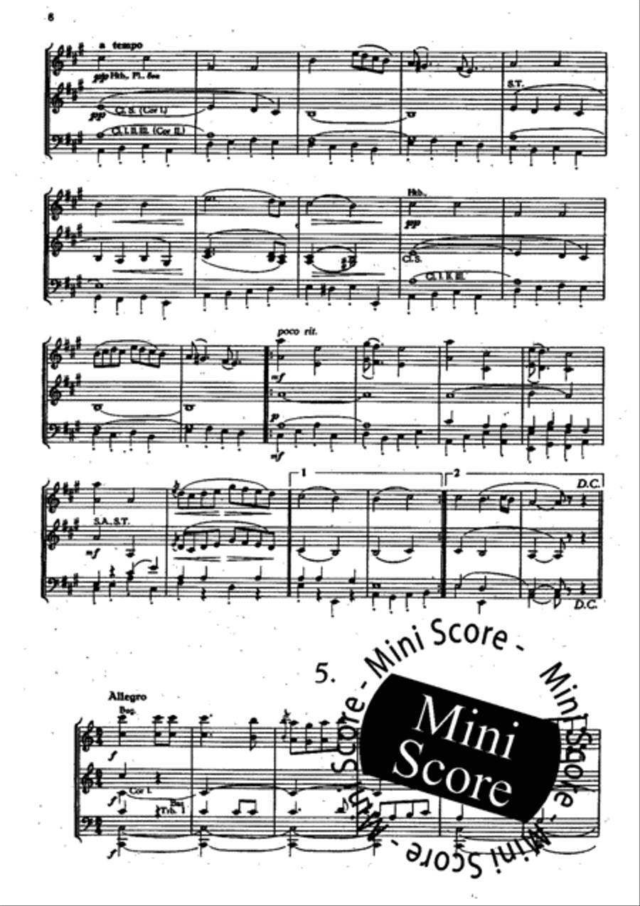 Dorpsdansen Concert Band scores gallery preview page 10