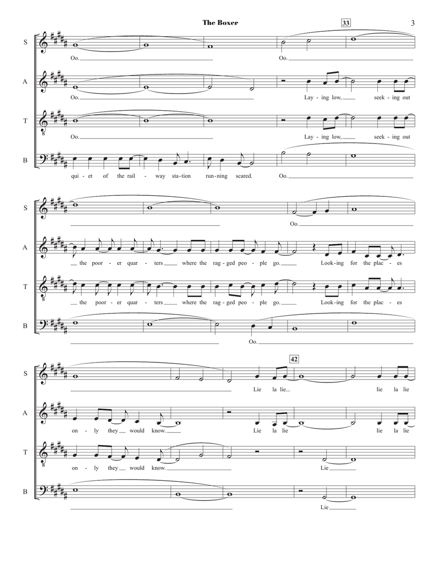 The Boxer 4-Part scores gallery preview page 3