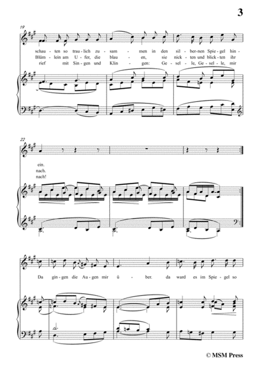 Schubert-Tränenregen,from 'Die Schöne Müllerin',Op.25 No.10,in A Major,for Voice&Piano image number null
