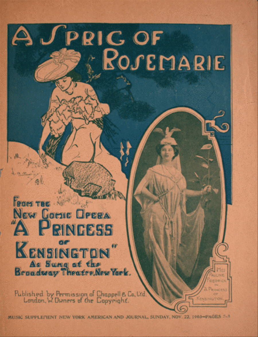 A Sprig of Rosemarie Voice scores gallery preview page 1