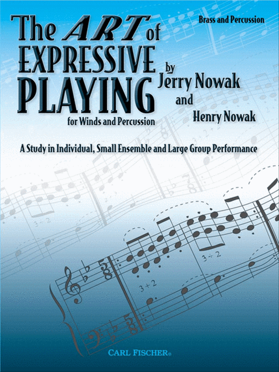 The Art of Expressive Playing for Winds and Percussion Concert Band Methods scores gallery preview page 1