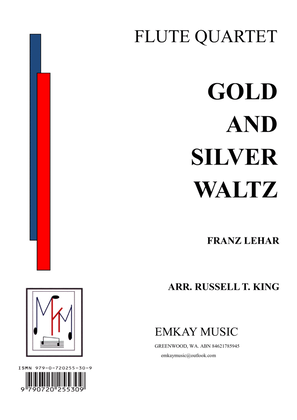 Book cover for GOLD AND SILVER WALTZ – FLUTE QUARTET
