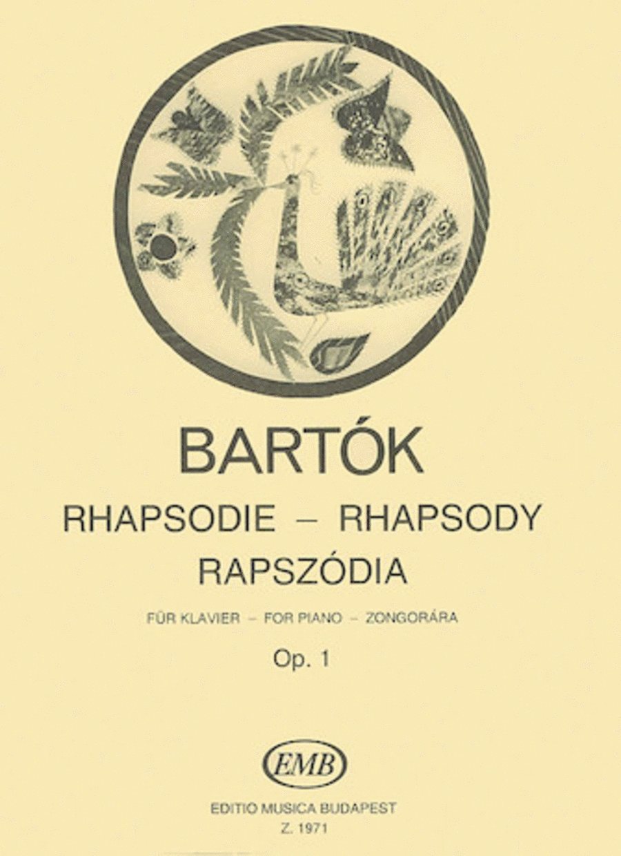 Rhapsody (1st Version) Op. 1