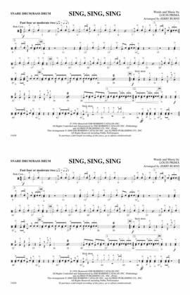 Sing, Sing, Sing: Snare Drum/Bass Drum