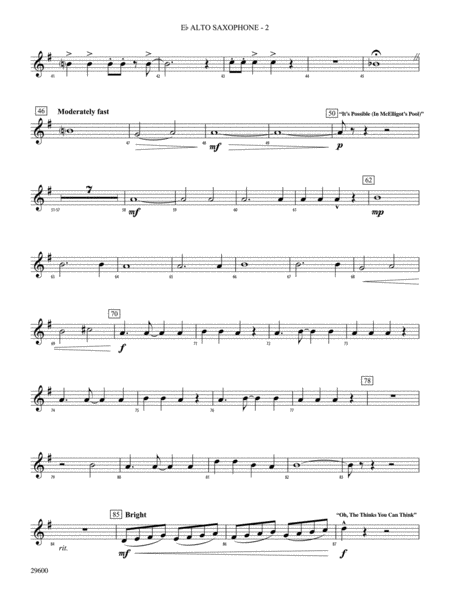 Seussical: The Musical: E-flat Alto Saxophone