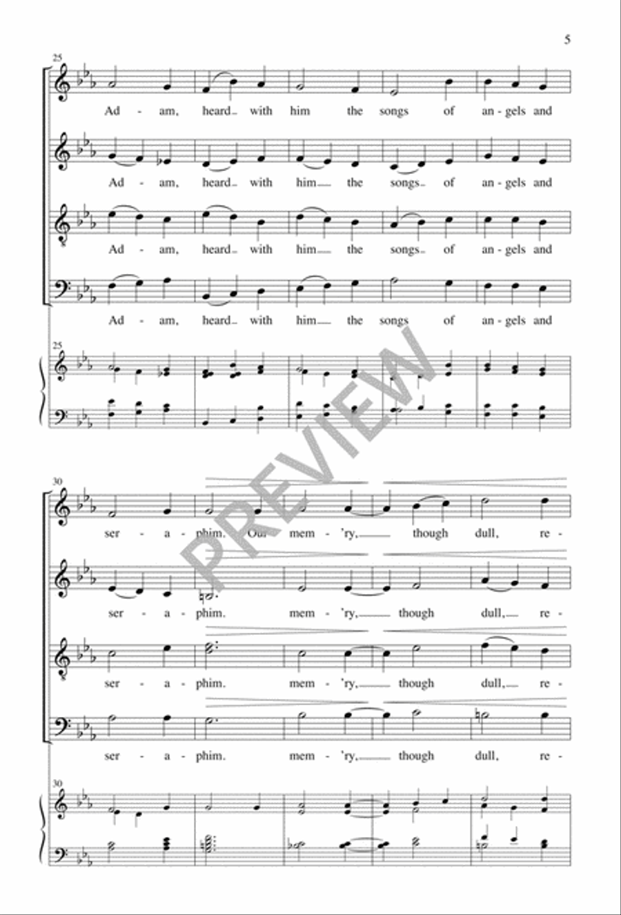 Remembered Music Remembered Music 4-Part scores gallery preview page 6