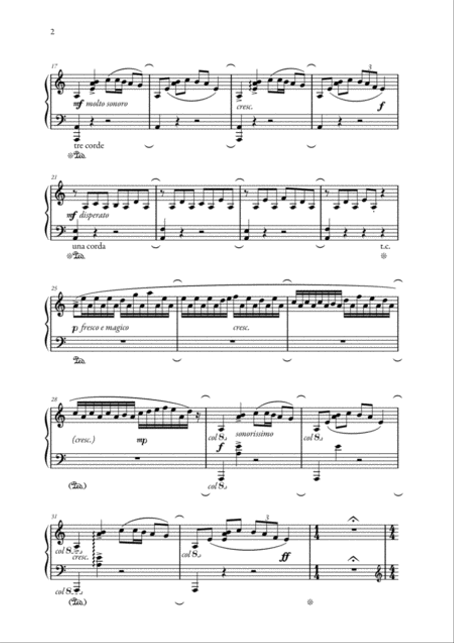 Forest of Temptation Easy Piano scores gallery preview page 2