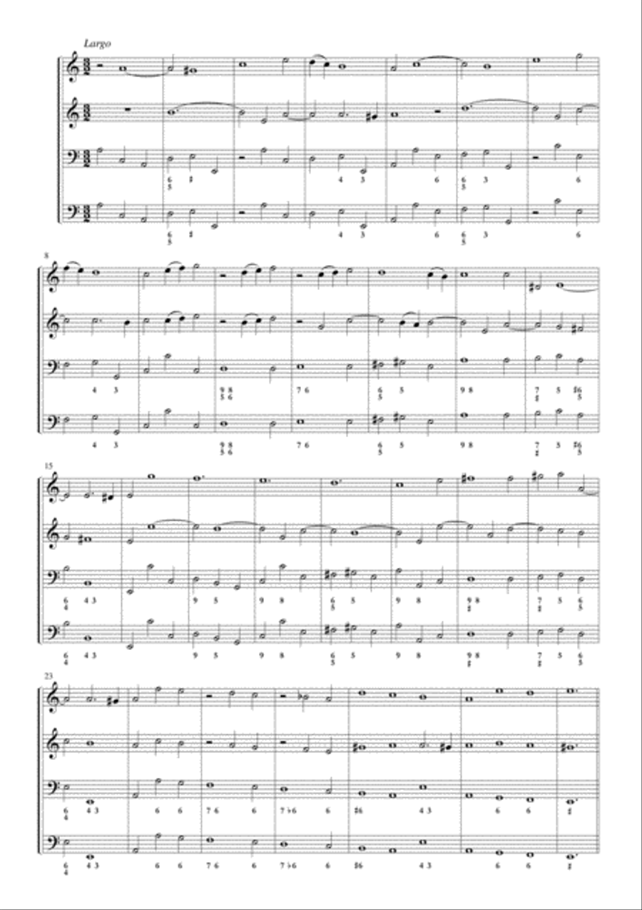 Corelli, Sonata op.3 n.8 in C major Small Ensemble scores gallery preview page 5