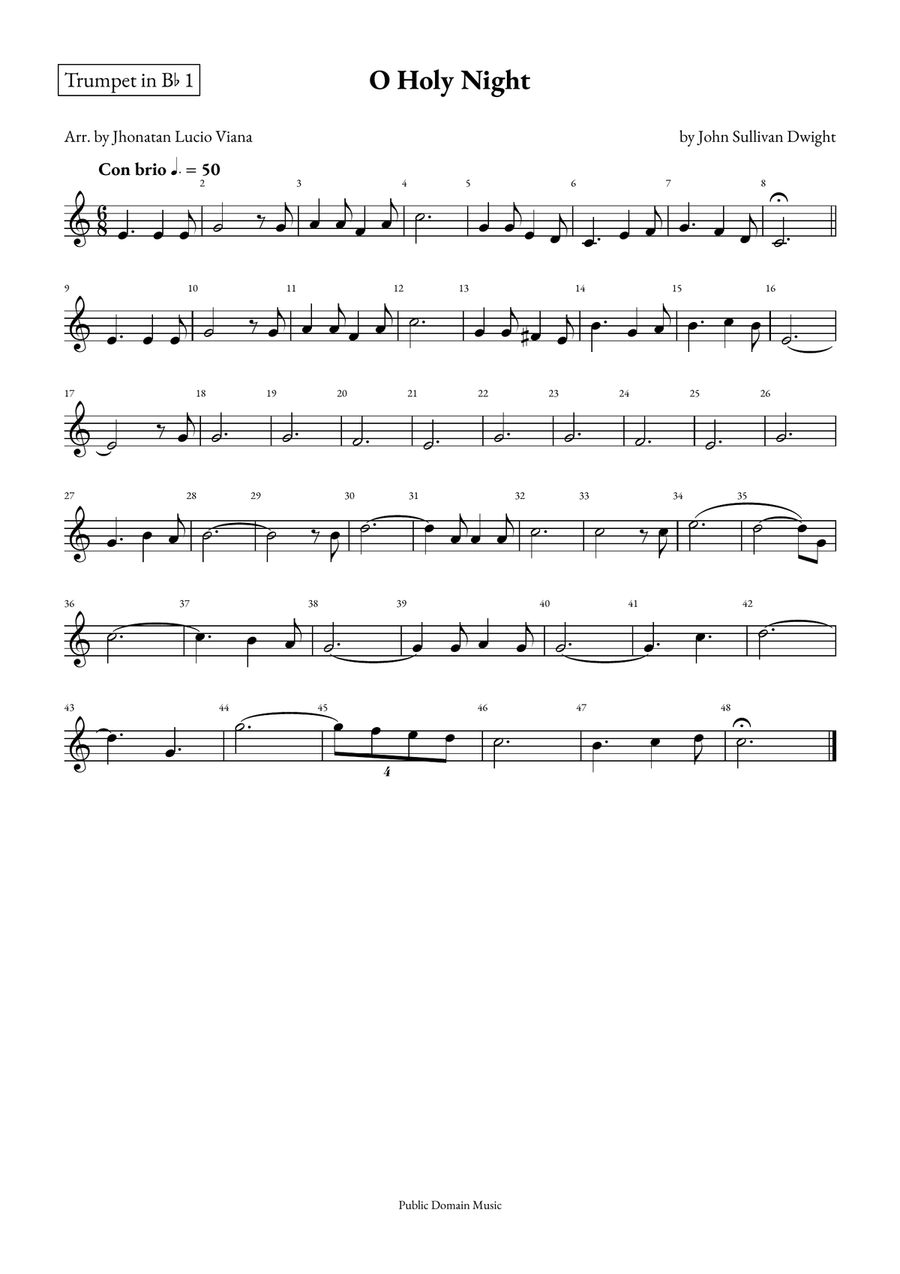 O Holy Night Small Ensemble scores gallery preview page 5