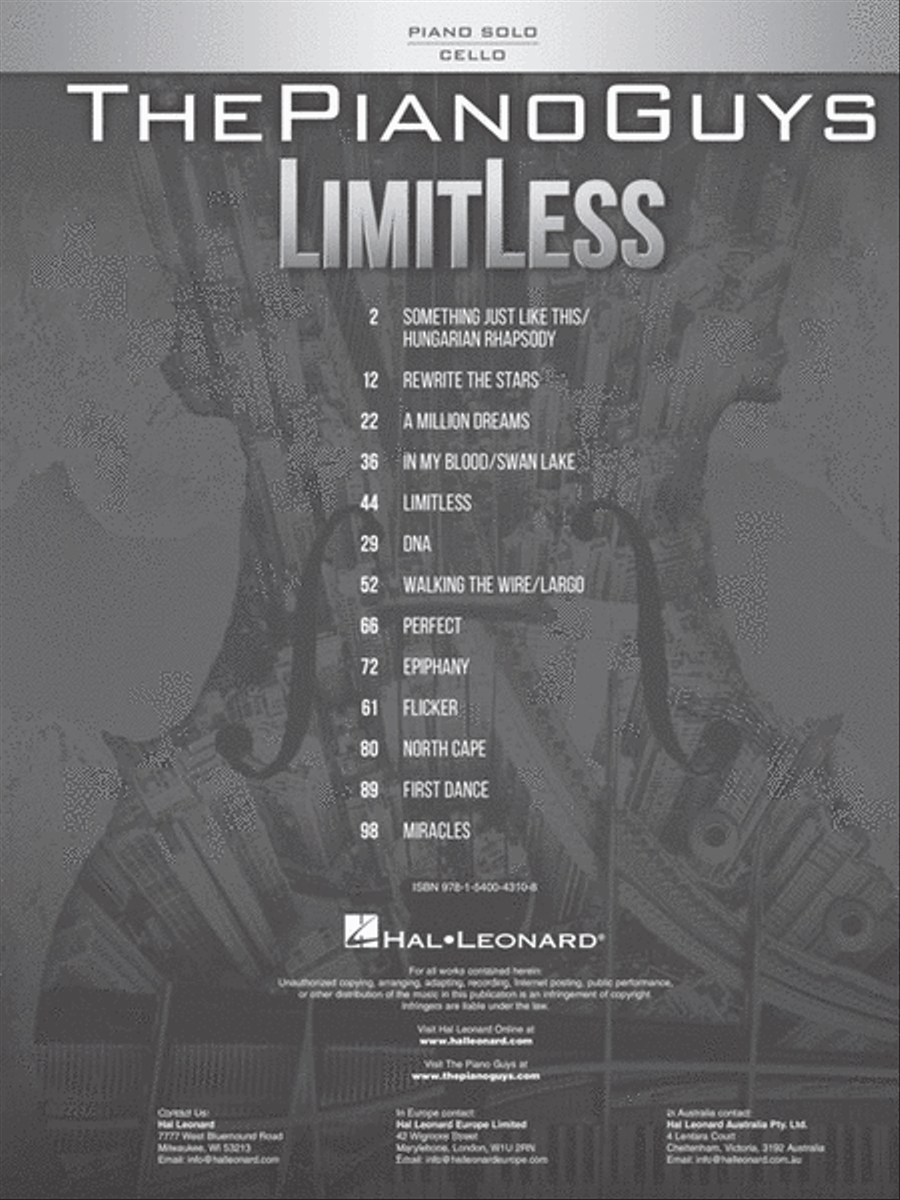 The Piano Guys – LimitLess Piano Solo scores gallery preview page 2