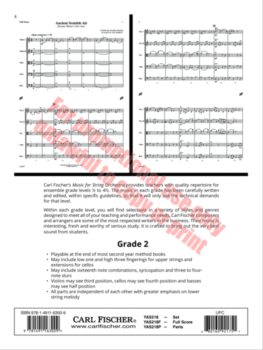 Canon Noel Canon Noel Orchestra scores gallery preview page 9