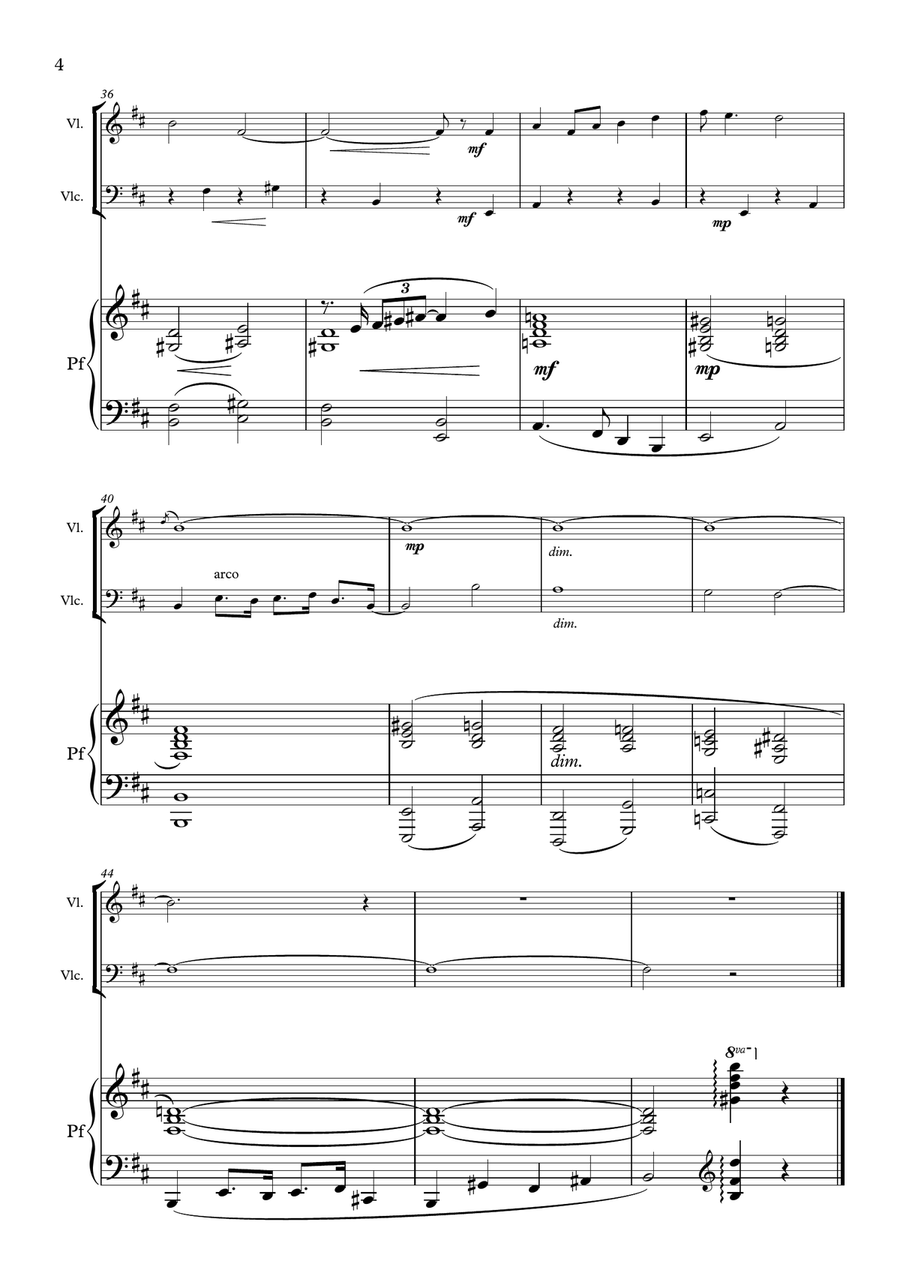 Summertime Piano Trio scores gallery preview page 4