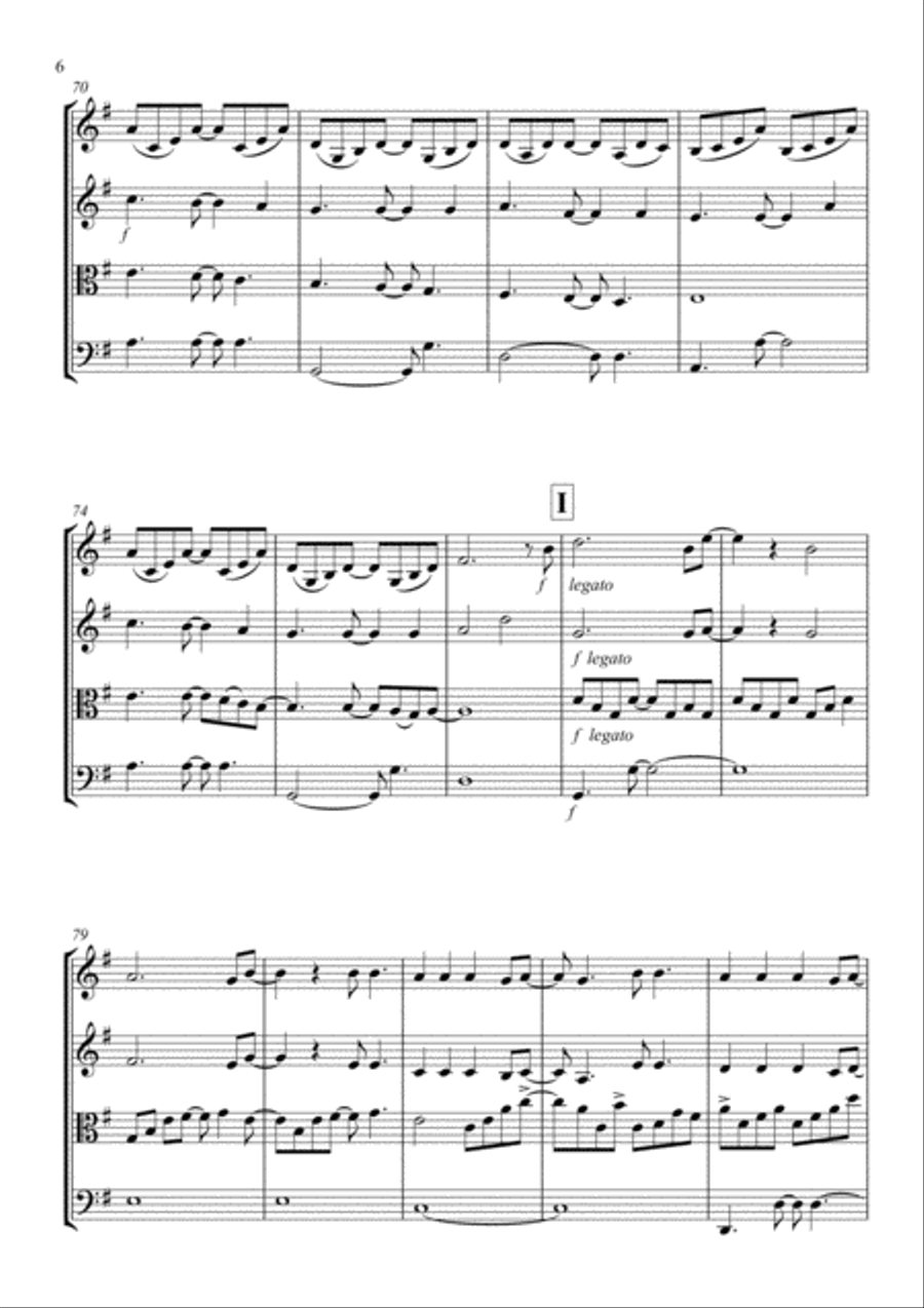 All Of Me String Quartet scores gallery preview page 6