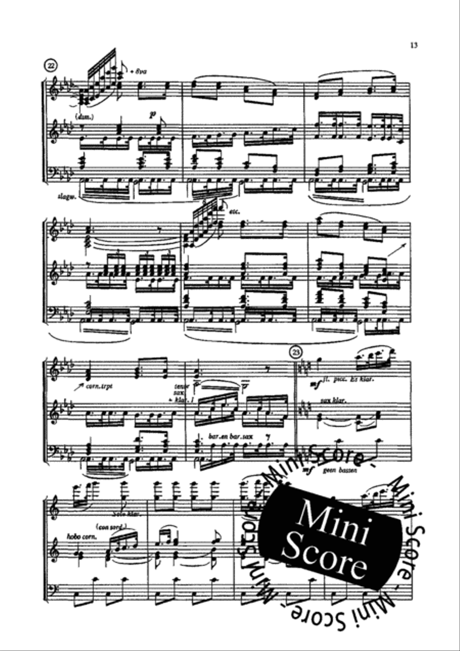 Ballade en Alla Marcia Ballade en Alla Marcia Concert Band scores gallery preview page 17