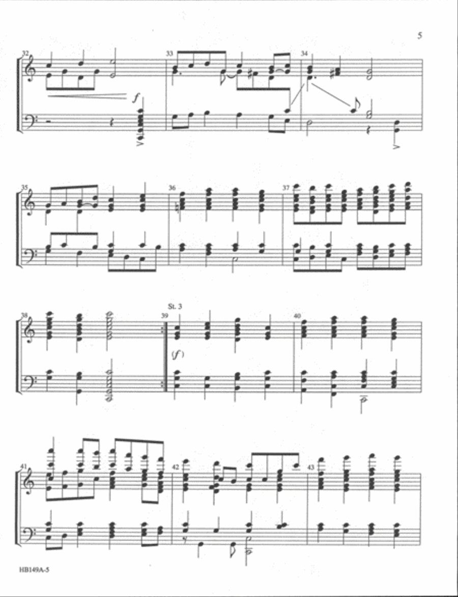 Christ the Lord Is Risen Today - handbell part 5-Octaves scores gallery preview page 5