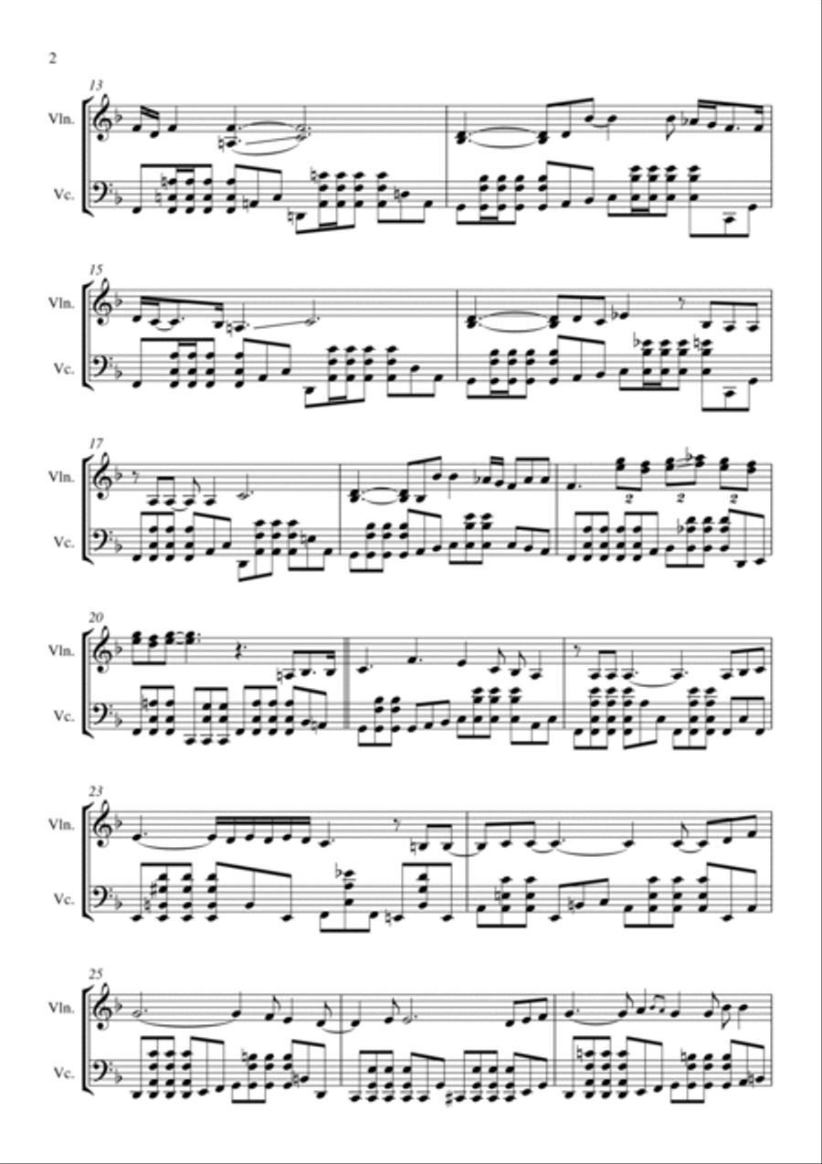 At Last At Last String Duet scores gallery preview page 3