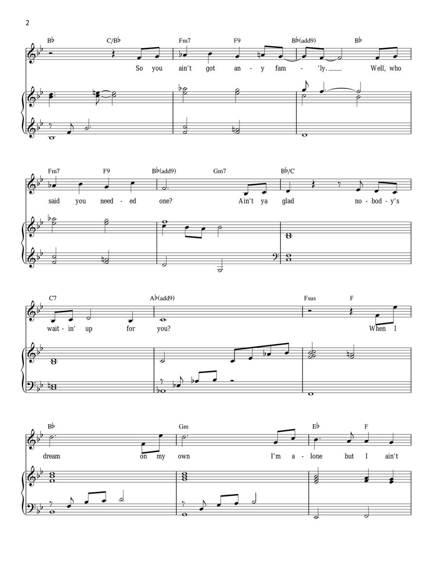 Santa Fe Piano, Vocal scores gallery preview page 2