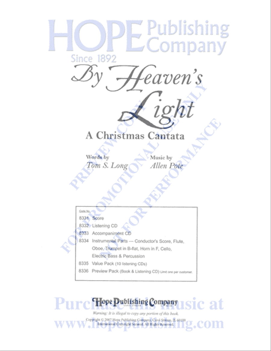 By Heaven's Light Choir scores gallery preview page 2