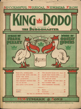 Selection from Pixley and Luders' Musical Comedy "King Dodo"