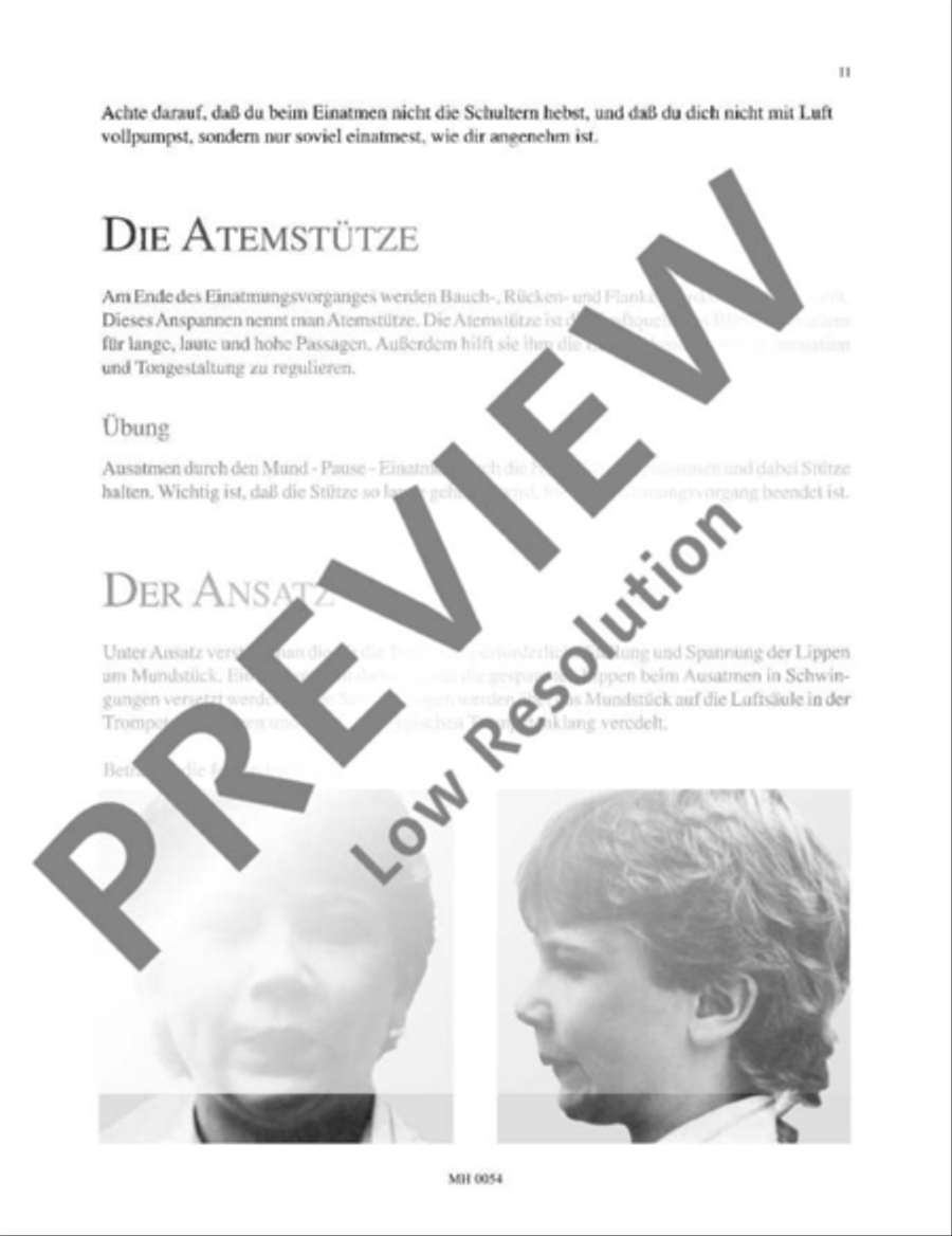Meine erste Trompetenschule Cornet scores gallery preview page 12