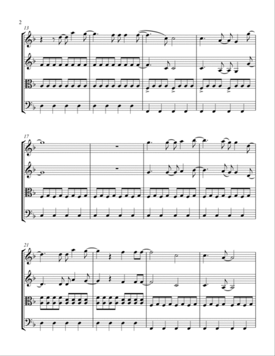 Soul Meets Body Soul Meets Body String Quartet scores gallery preview page 2