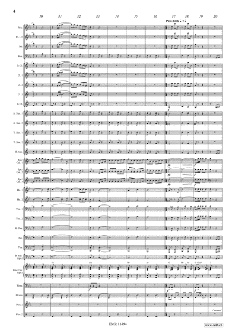 Flight To Sevilla Concert Band scores gallery preview page 5