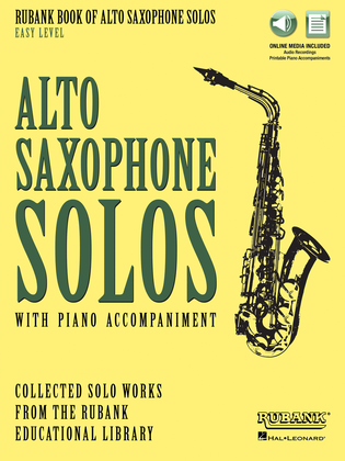 Rubank Book of Alto Saxophone Solos – Easy Level
