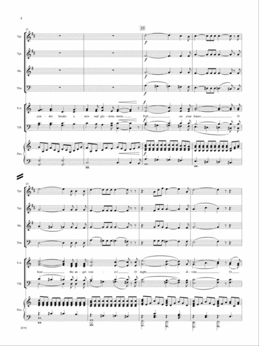 O Holy Night: Score O Holy Night: Score Choir scores gallery preview page 4