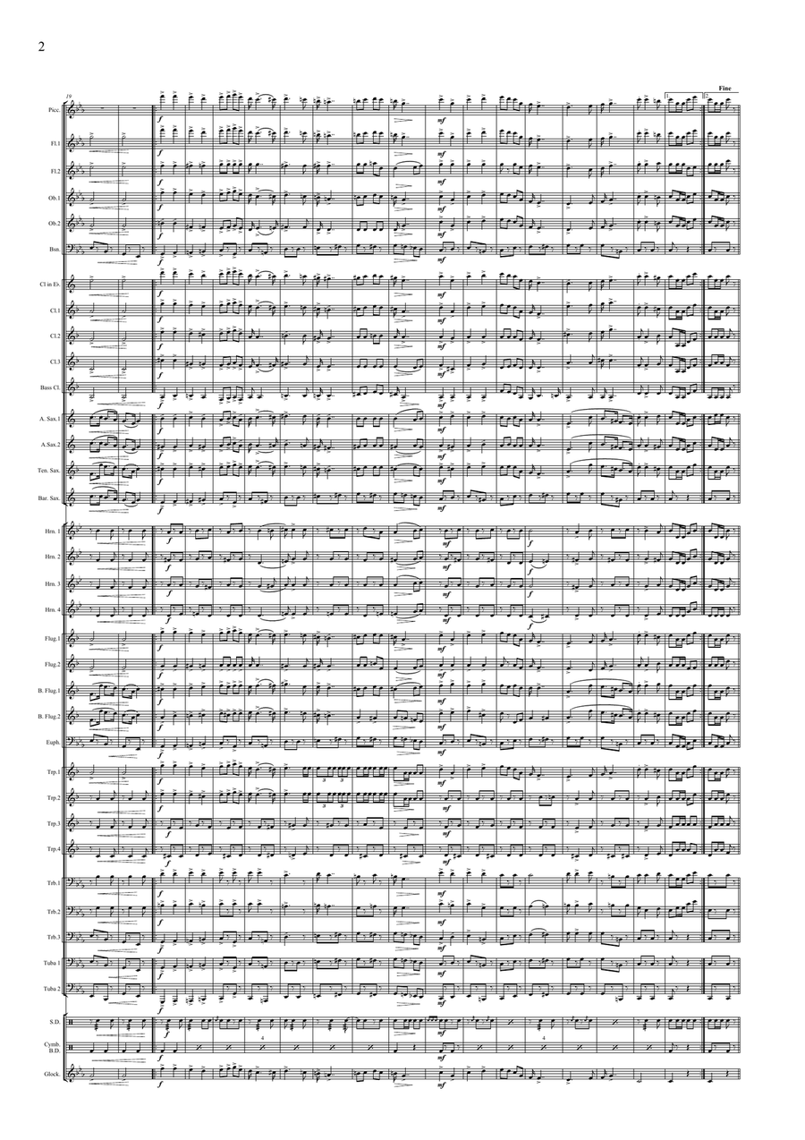 Horthy Miklós katonája vagyok... March Concert Band scores gallery preview page 4