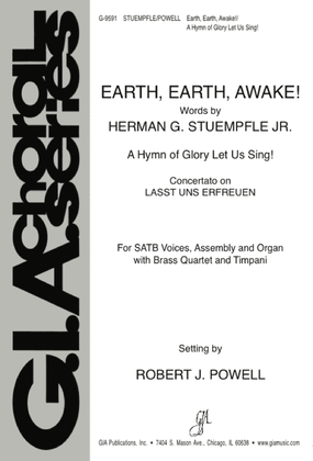 Book cover for Earth, Earth, Awake! / A Hymn of Glory Let Us Sing!