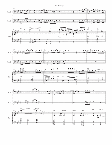 Via Dolorosa by Sandi Patty Trombone - Digital Sheet Music