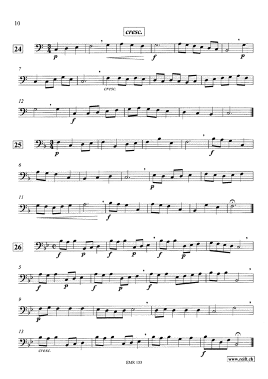 Technical & Melodic Studies Vol. 1 Trombone scores gallery preview page 10