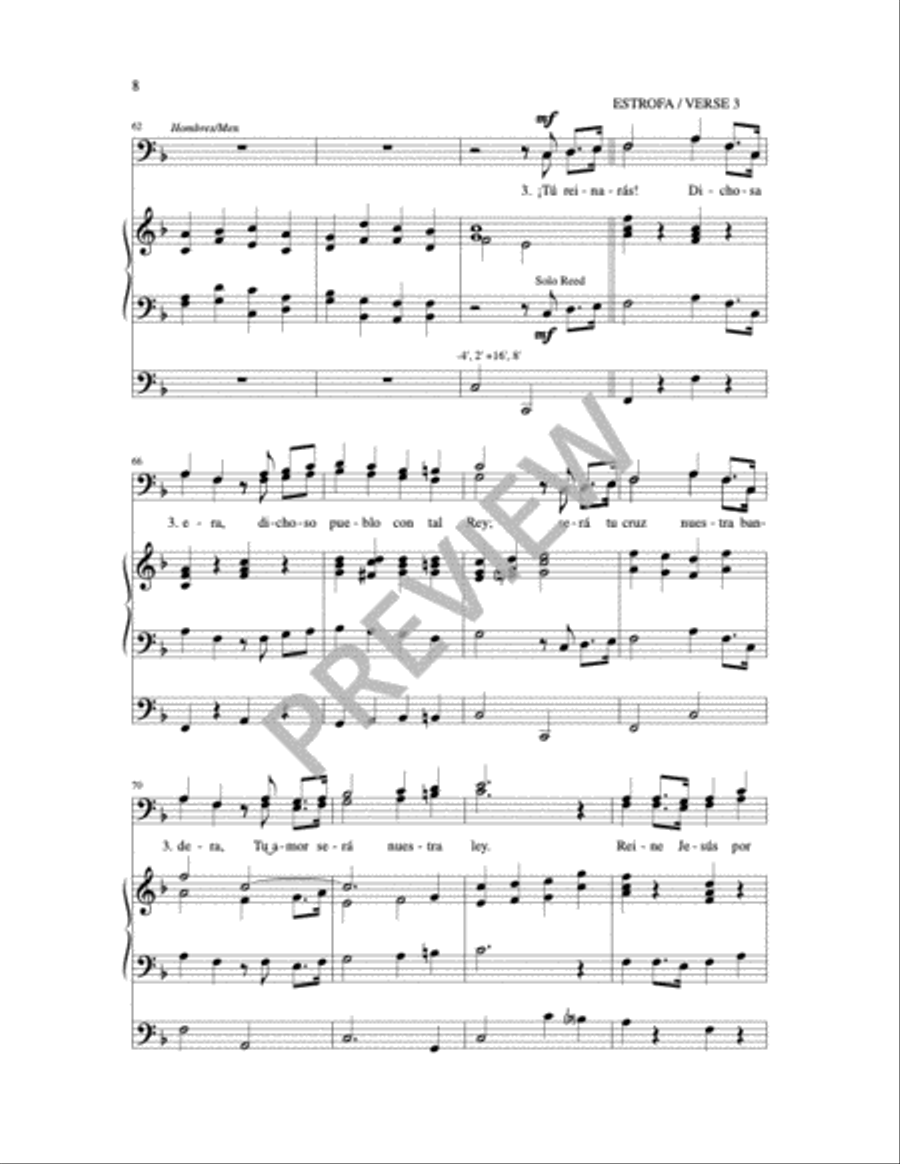 Tu Reinaras Tu Reinaras 4-Part scores gallery preview page 8