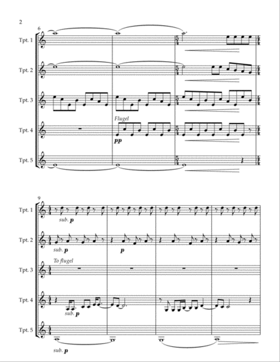 The Sound Of Silence Trumpet Solo scores gallery preview page 2