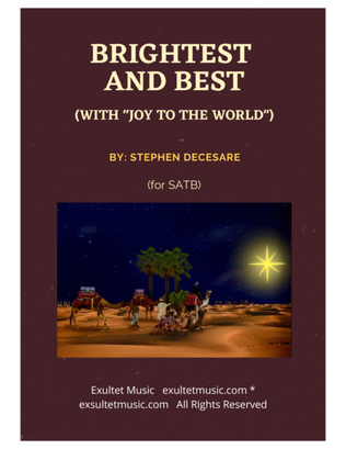 Book cover for Brightest And Best (with "Joy To The World") (for SATB)