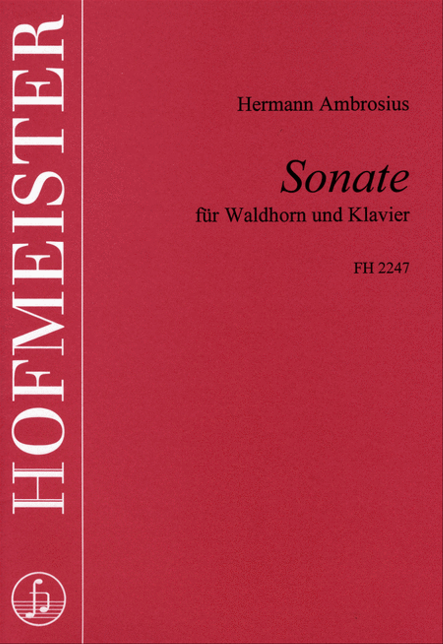 Sonate für Waldhorn und Klavier (F-Dur) Piano scores gallery preview page 1