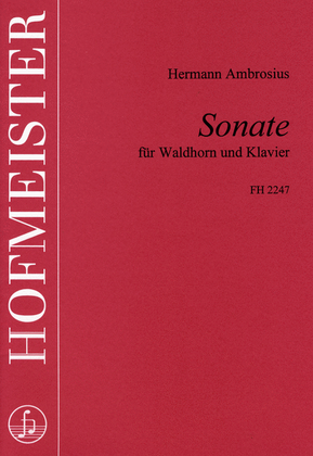 Sonate fur Waldhorn und Klavier (F-Dur)