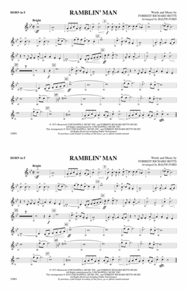 Ramblin' Man: 1st F Horn