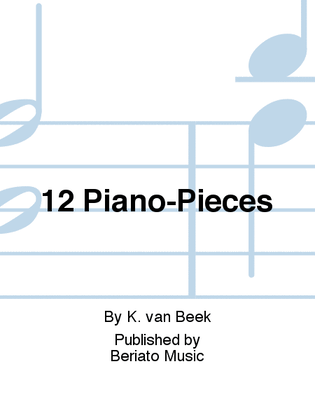 Book cover for 12 Piano-Pieces