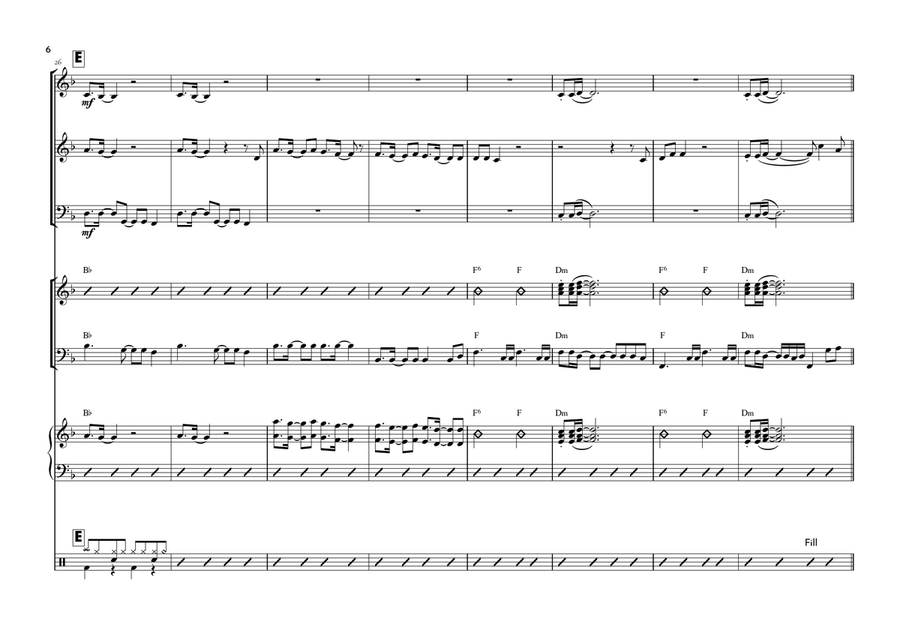 Young Hearts Run Free Jazz Ensemble scores gallery preview page 6