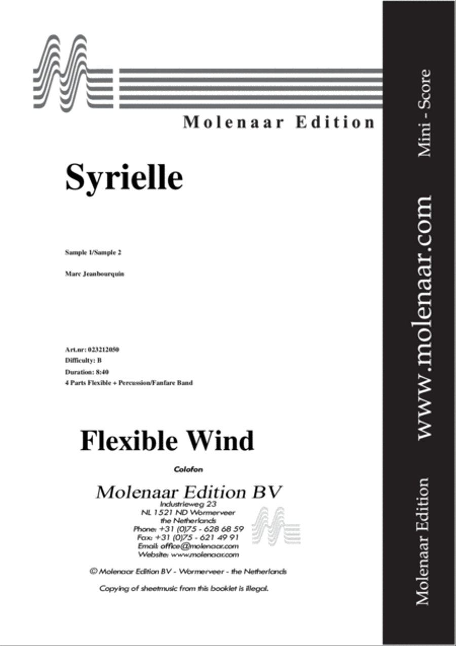 Syrielle Fanfare Band scores gallery preview page 2