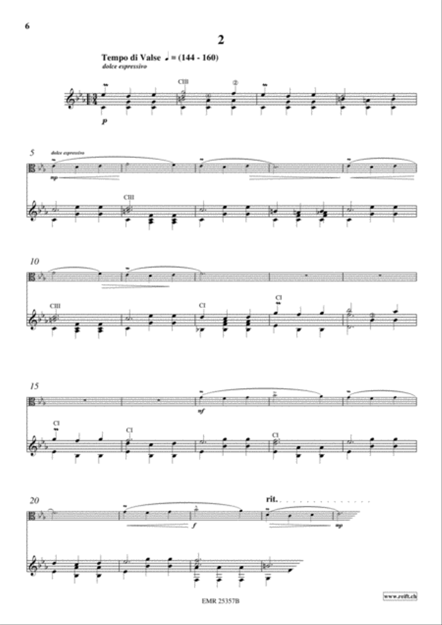 2 Waltzes Trombone scores gallery preview page 4