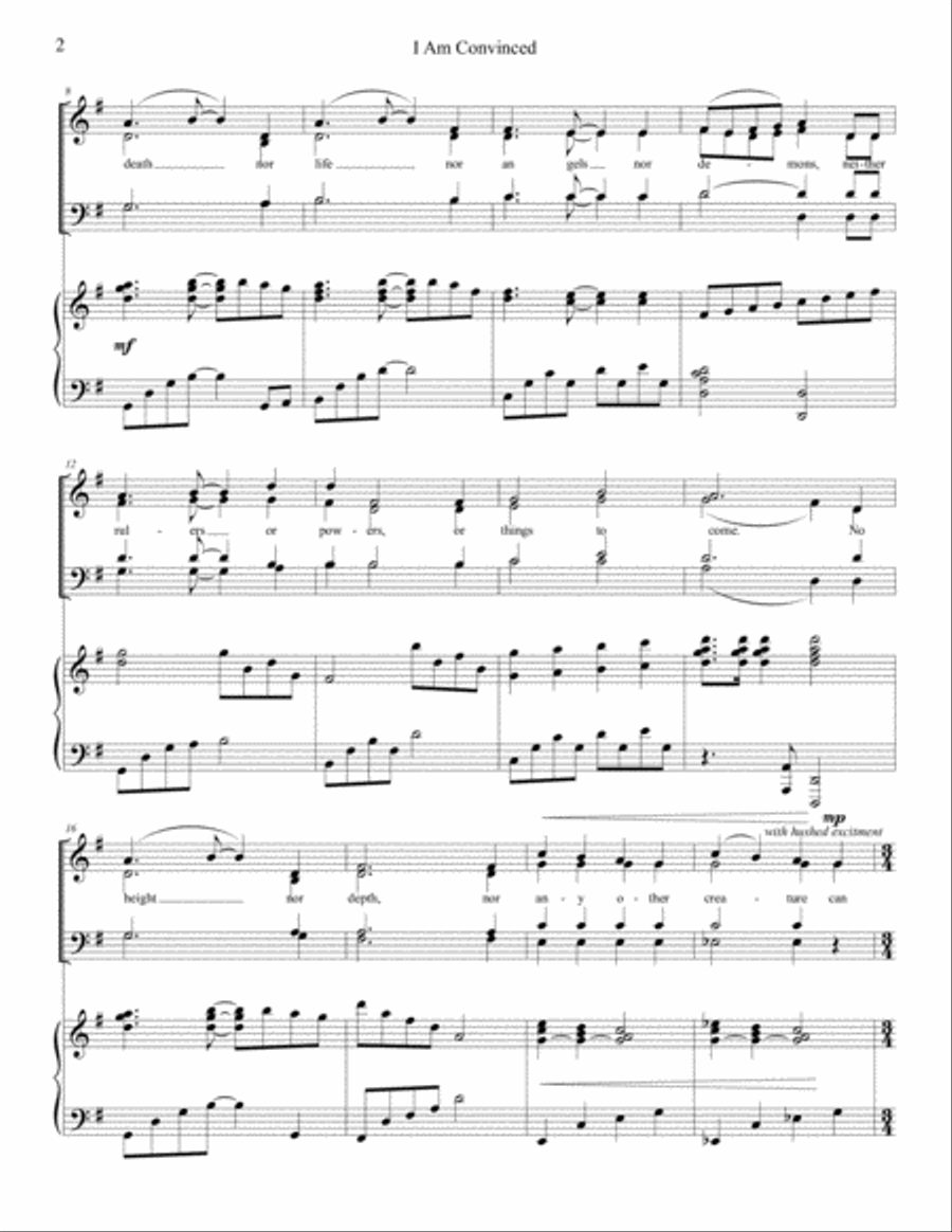 I Am Convinced I Am Convinced 4-Part scores gallery preview page 3